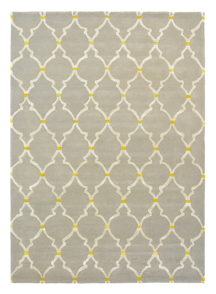 Sanderson Empire Trellis - Stone Rug