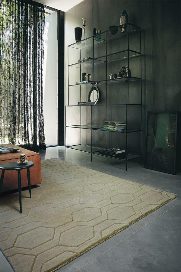 Wedgwood Arris Teal Rug in Grey - 37304 Design