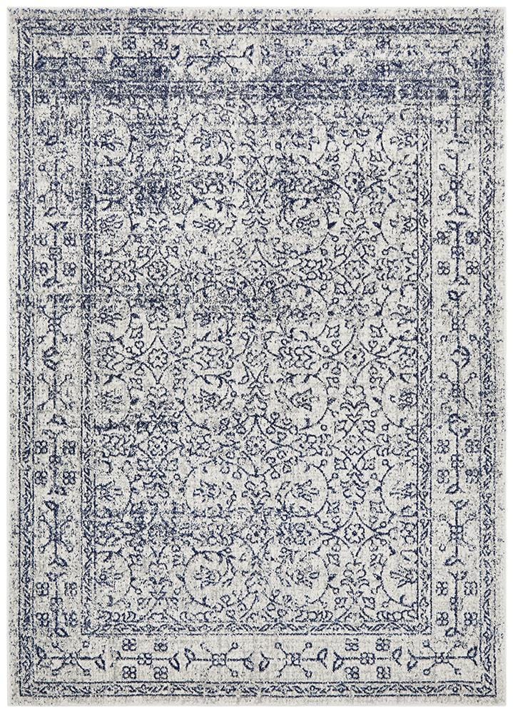 Evoke Cloud in White Rug