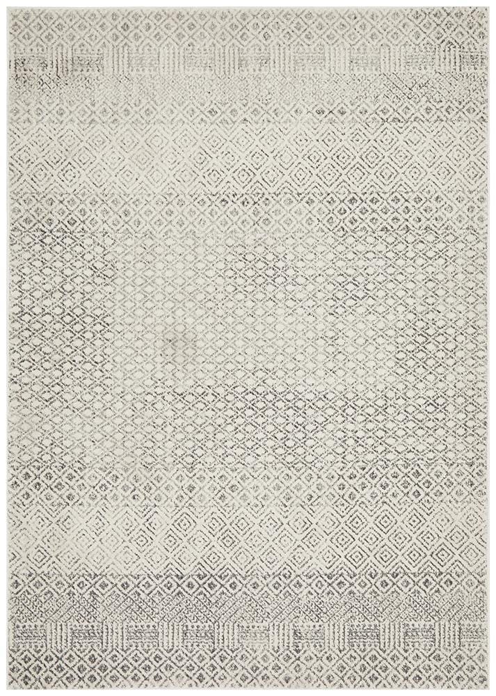 Evoke Imprint Rug In Grey