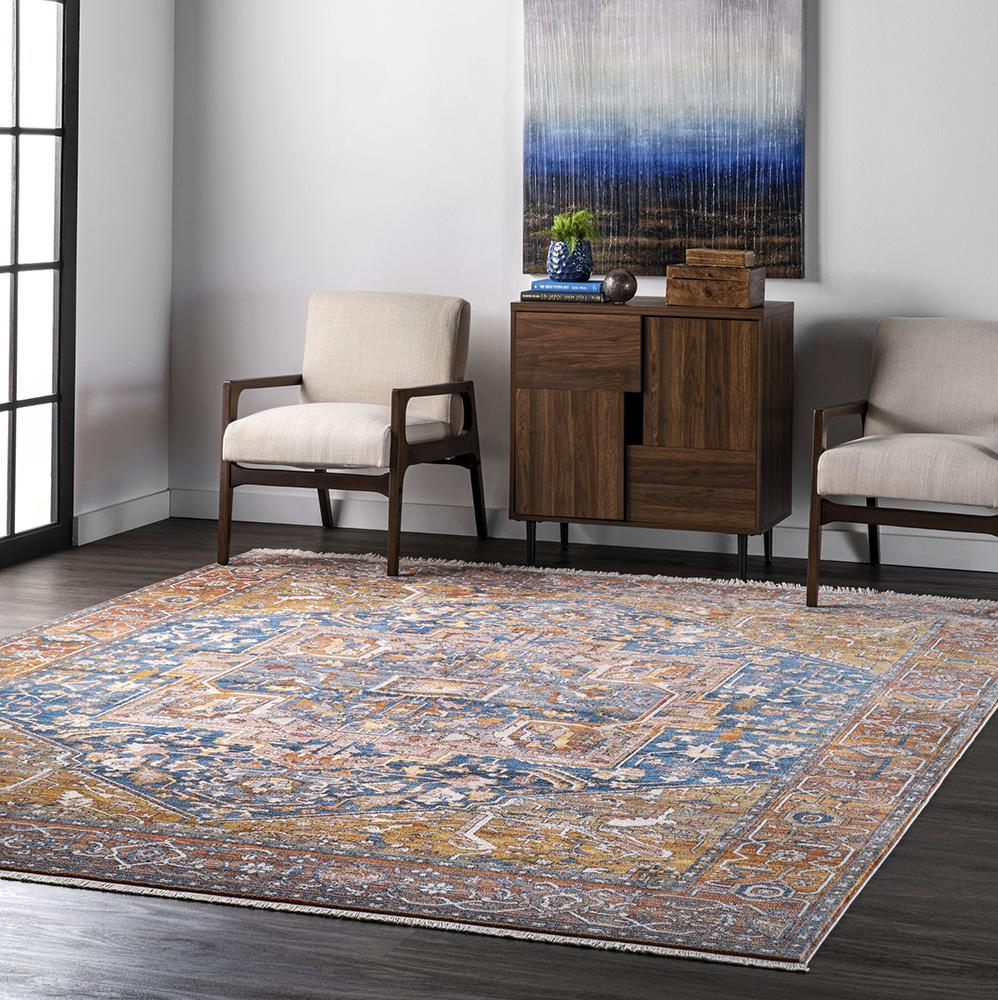 Heriz In Rust Rug