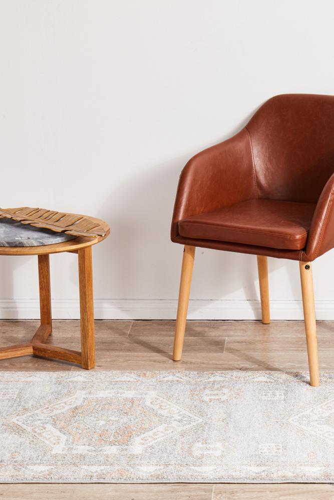 Mayfair Kim Grey Runner Rug