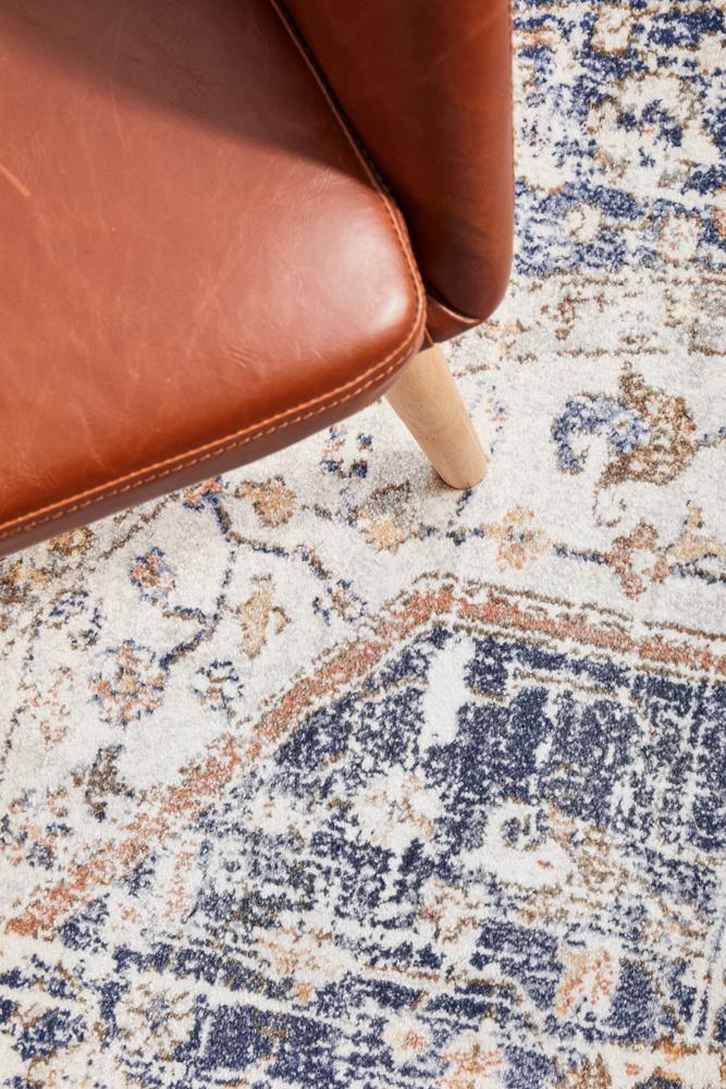 Mayfair Chloe Blue Round Rug