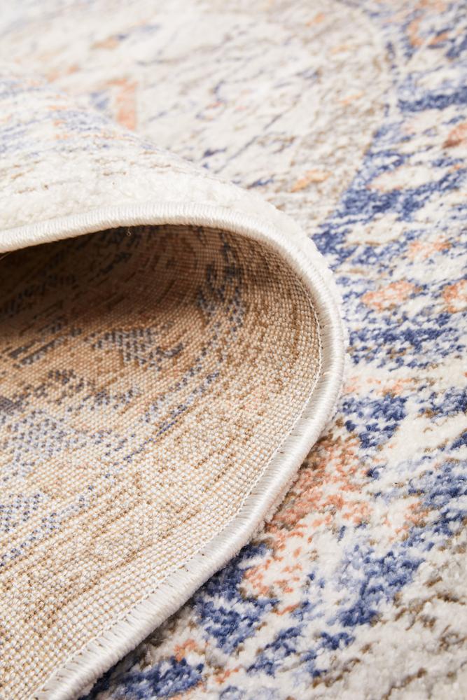 Mayfair Chloe Blue Round Rug