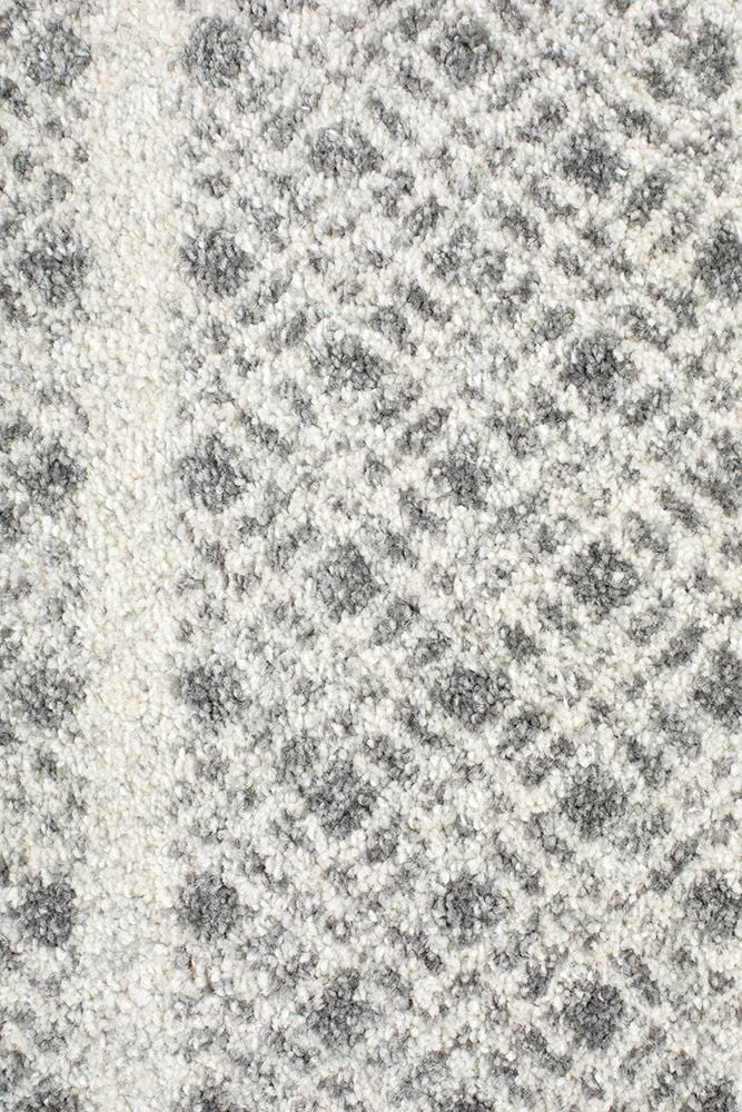 Mirage Tribal Round Grey Rug - Chic & Timeless Pattern