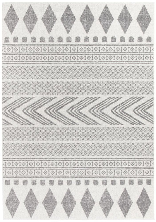Mirage Tribal Grey Rug - Modern Design, Cozy Feel