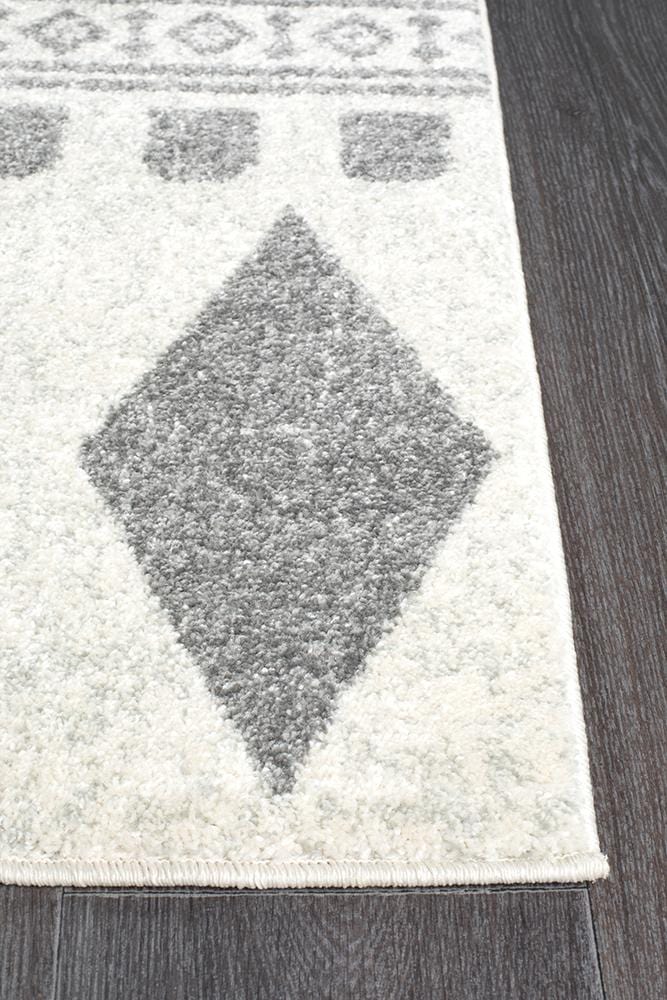 Mirage Tribal Grey Rug - Modern Design, Cozy Feel
