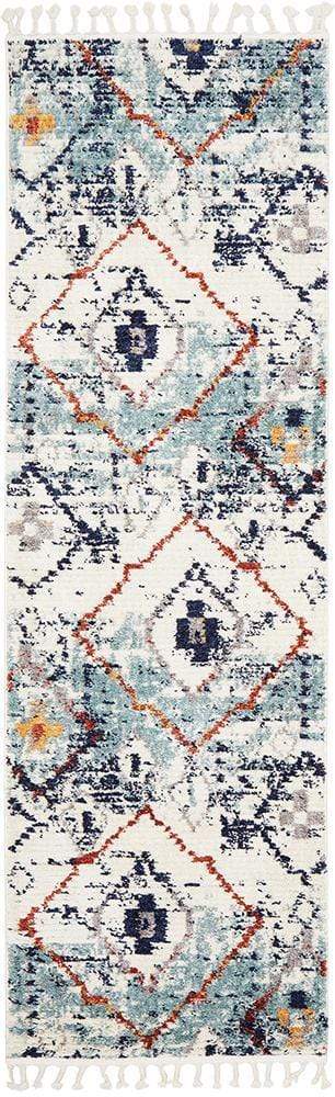 Marrakesh Blue Runner Rug