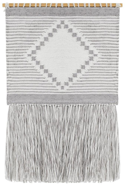 Hand Crafted Wall Hanging in Dove : 32 Rug
