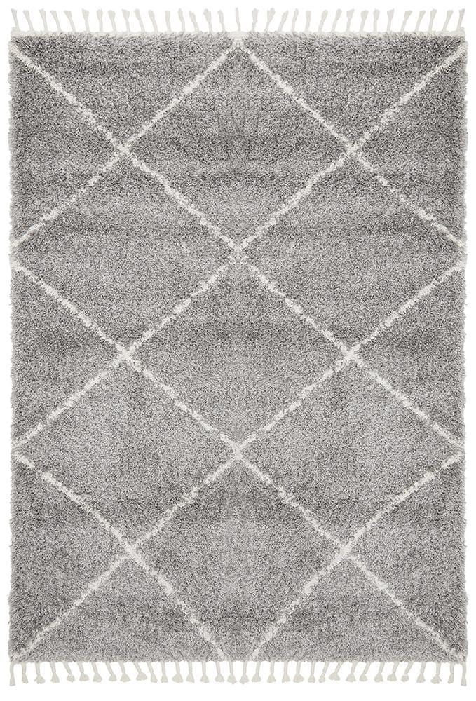 Saffron Rug in Silver