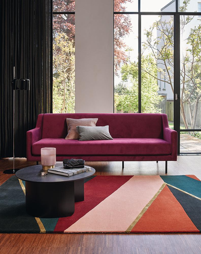 Ted Baker Sahara Burgundy Rug - 56105
