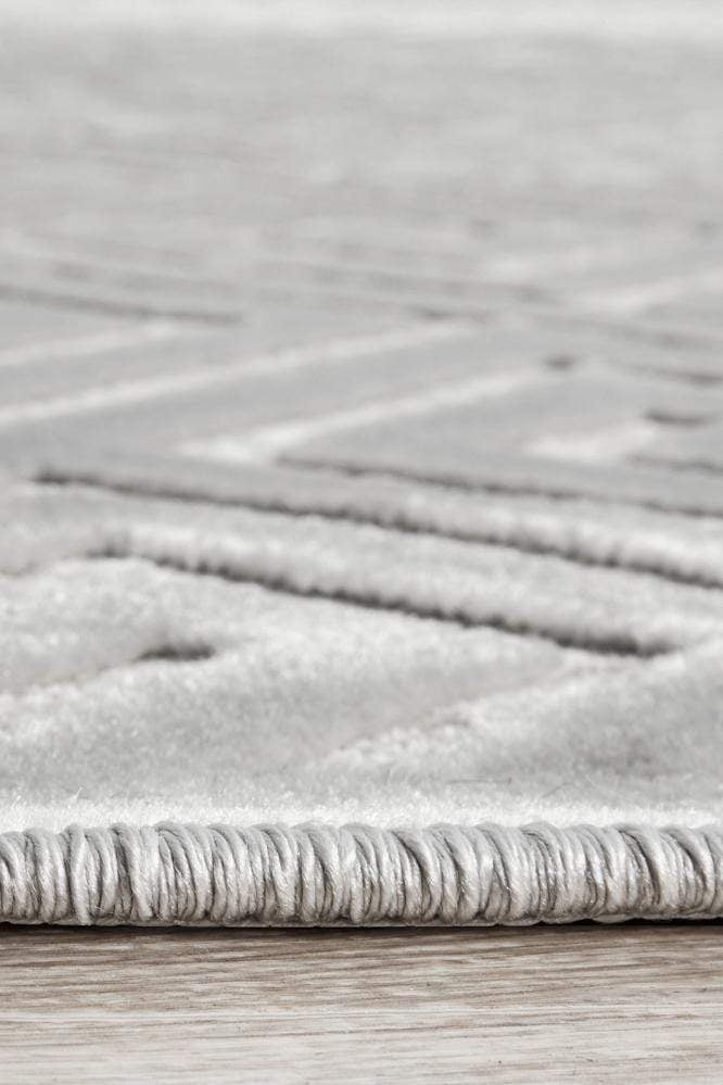 Manhattan Deco Silver Rug