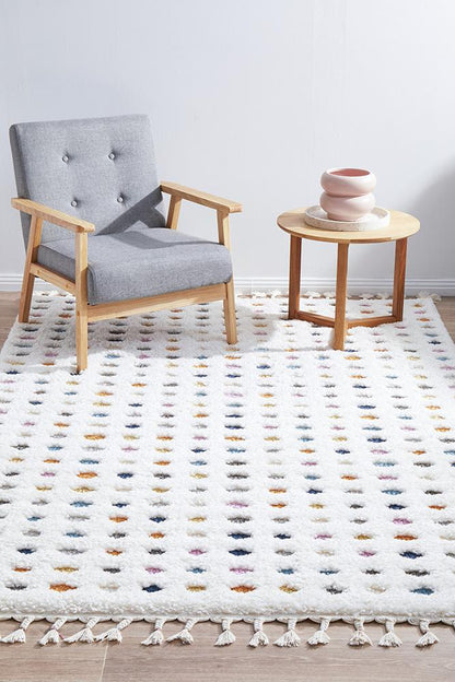 Amsterdam Dots in Multicoloured Rug