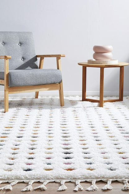 Amsterdam Dots in Multicoloured Rug