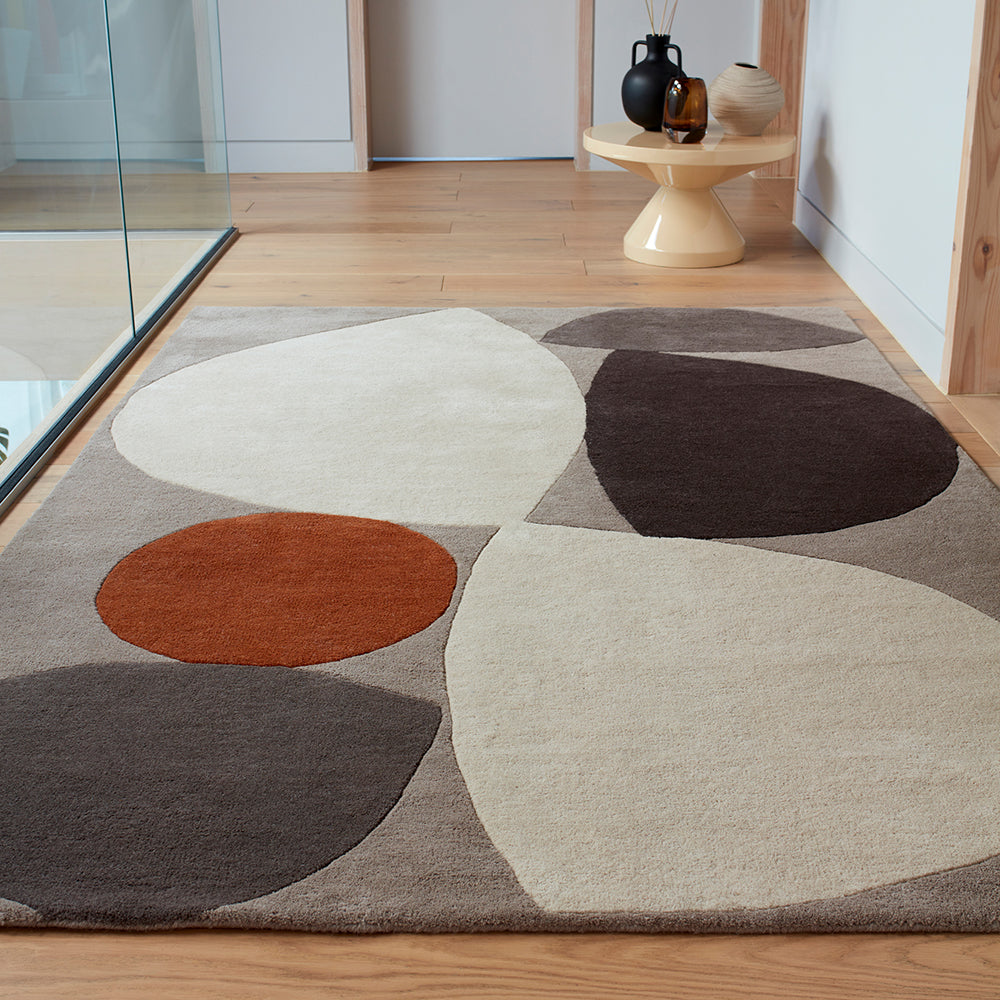 Asiatic Mid Century Grey Rug