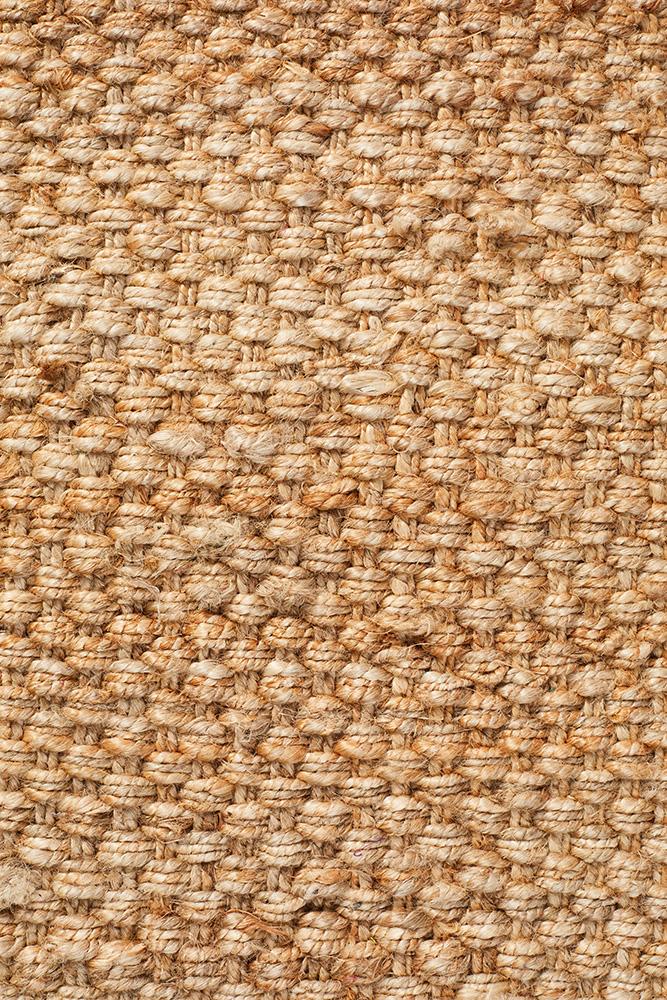 Jute Basket Weave in Natural Rug