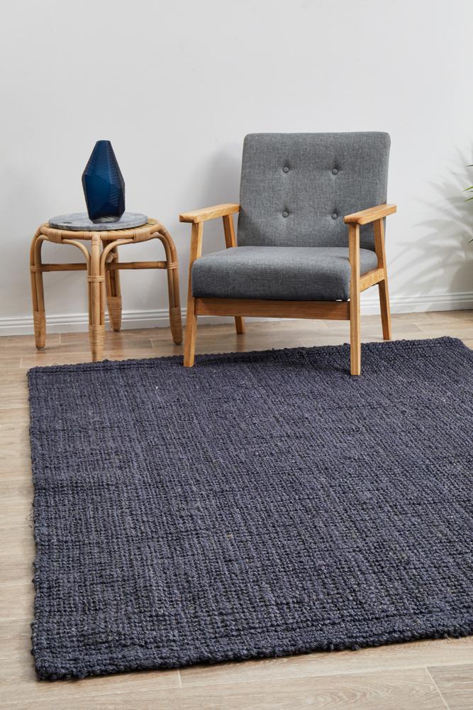 Barker in Navy Rug