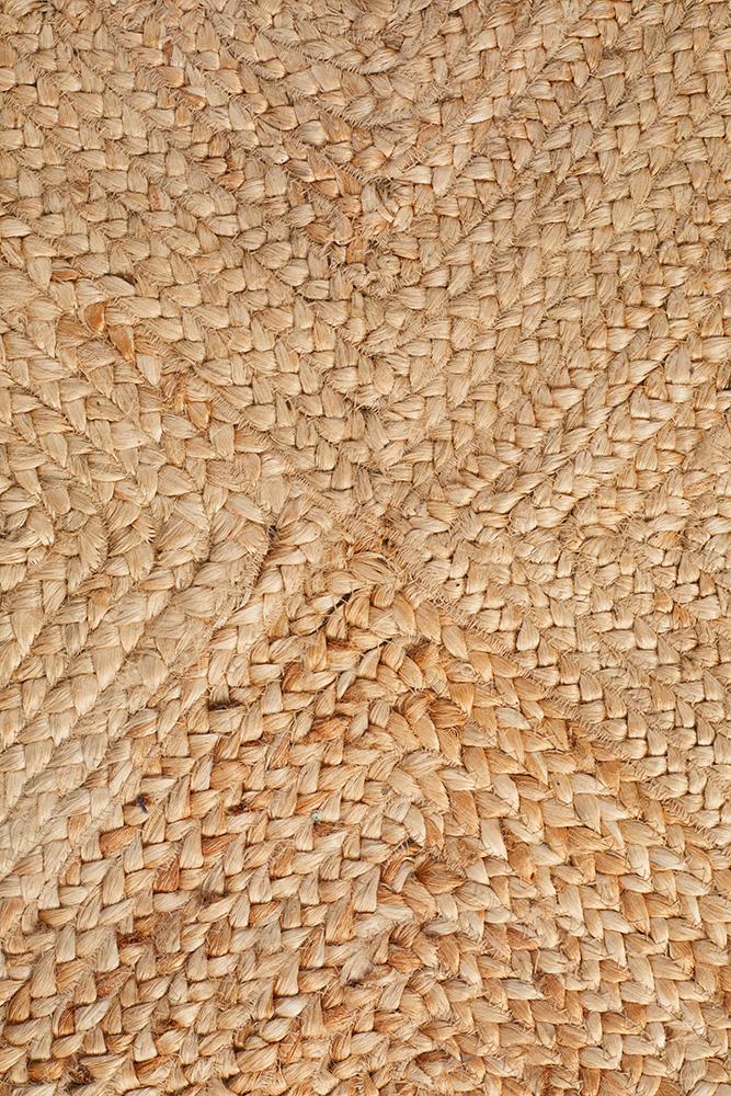 Jute Hatch Rug In Natural