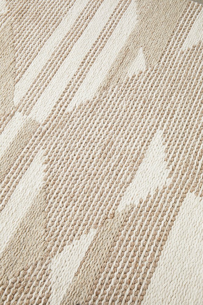 Avalon Taylor Modern Geometric In Natural Rug