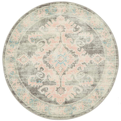 Avenue in Grey : Round Rug