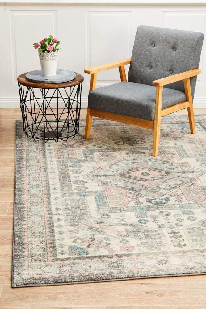 Avenue in Silver Rug