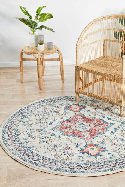 Avenue in Pastel : Round Rug