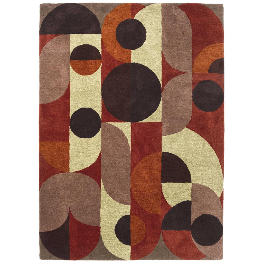 Brink And Campman 95203 Decor In Cosmo Red Pale Green Rug