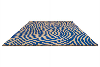 Brink & Campman 097708 Decor Groove Electric In Blue Rug