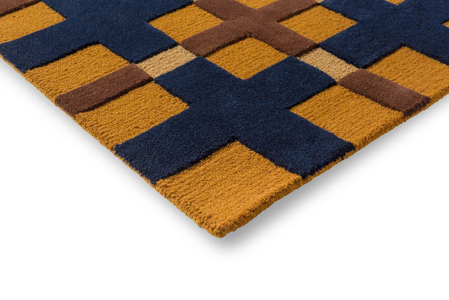 Brink & Campman 097806 Decor Milano Golden & Blue Rug