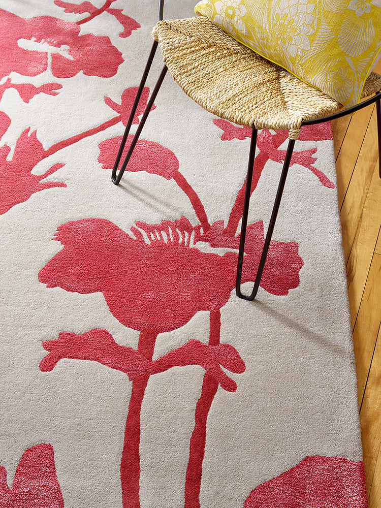 Florence Broadhurst Floral 300 Poppy 039600 Rug