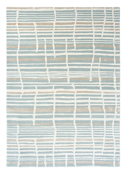 Florence Broadhurst Tortoiseshell Stripe Jade 039808 Rug