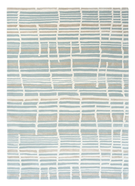 Florence Broadhurst Tortoiseshell Stripe Jade 039808 Rug