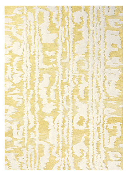 Florence Broadhurst Waterwave Stripe Citron 039906 Rug