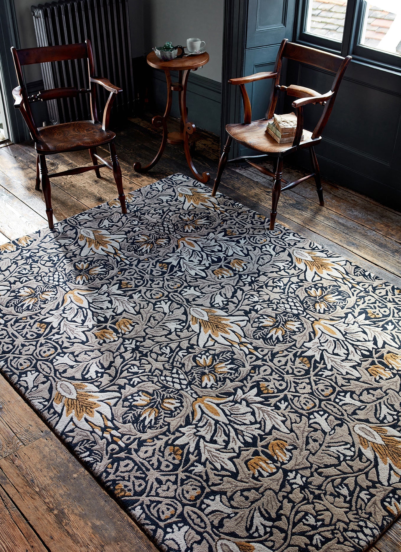 Morris & Co Snakeshead Indigo 127208 Rug