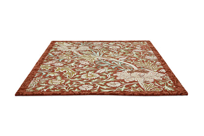 Morris & Co Trent 127503 In Red Rug