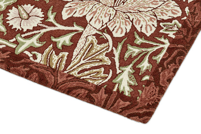 Morris & Co Trent 127503 In Red Rug