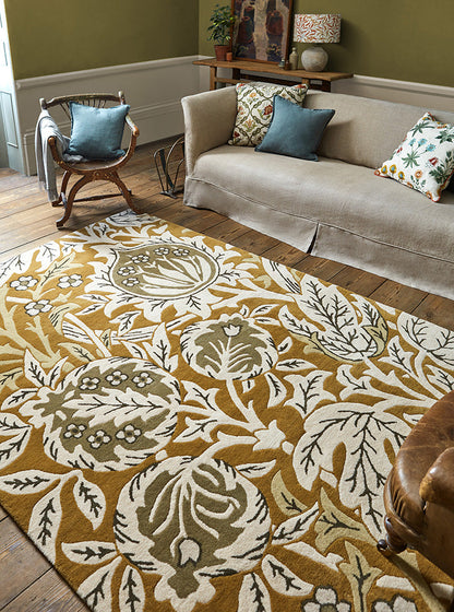 Morris & Co Elmcote 127806 In Gold Rug