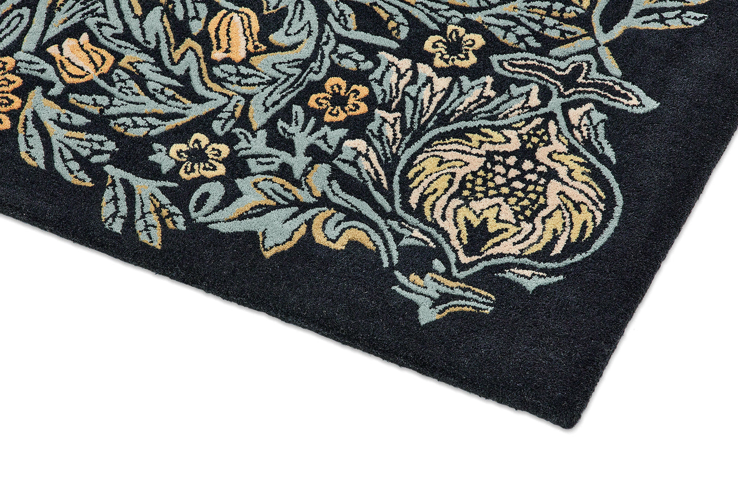 Morris & Co Bird Webb's 128308 In Blue Rug