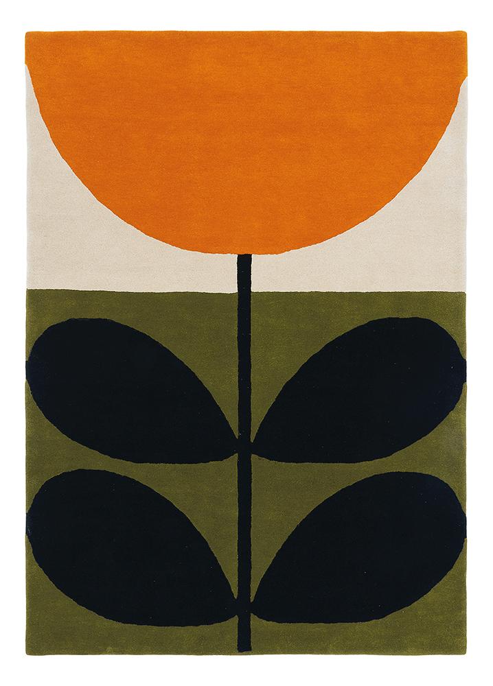 Orla Kiely Black Stem Rug (059803)