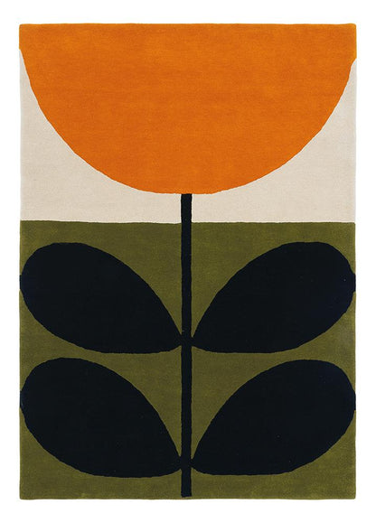 Orla Kiely Black Stem Rug (059803)