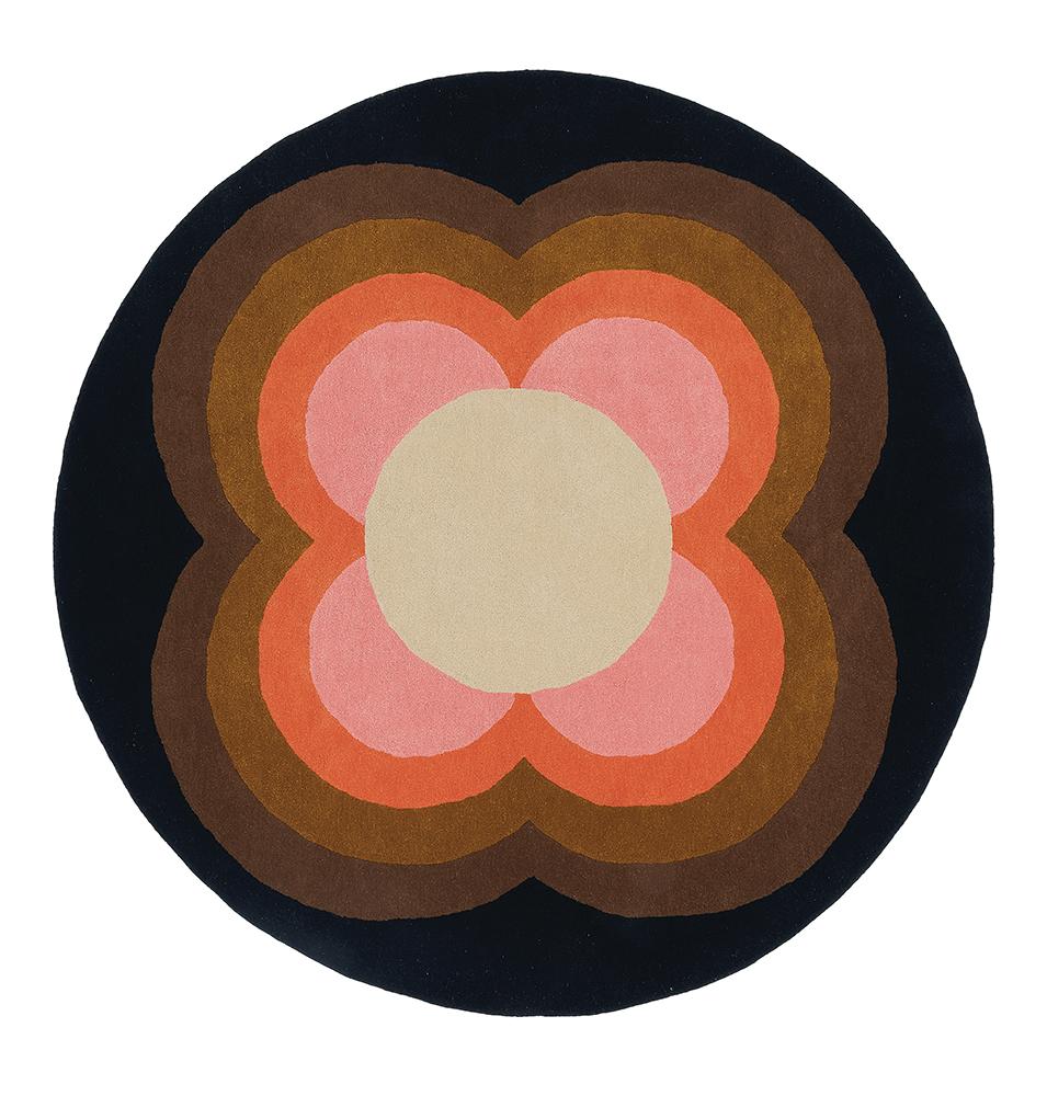 Orla Kiely Sunflower Pink Indoor Rug