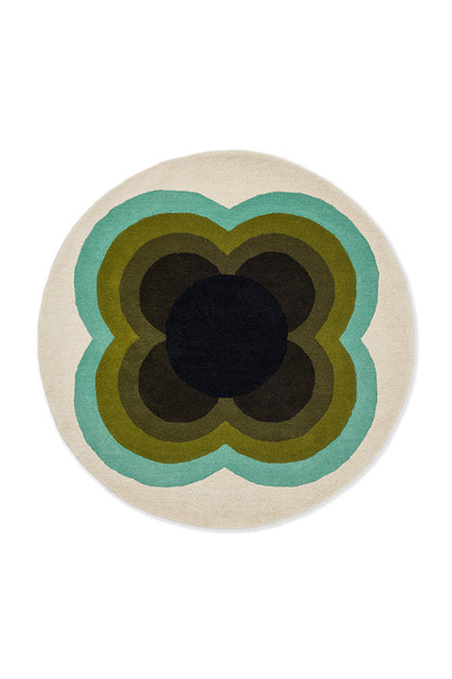 Orla Kiely Sunflower Olive 060007 Rug