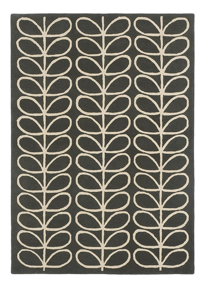 Orla Kiely Linear Stem Slate Rug (060505)