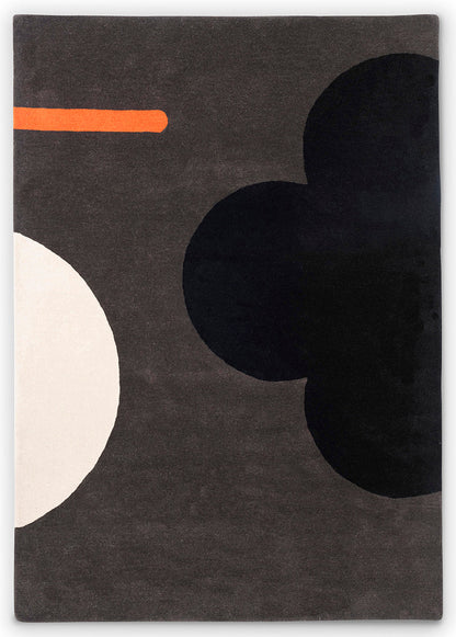 Orla Kiely Geo Flower Graphite Indoor Rug