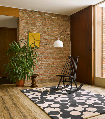 Orla Kiely Puzzle Flower Slate Rug