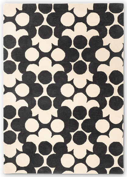 Orla Kiely Puzzle Flower Slate Rug