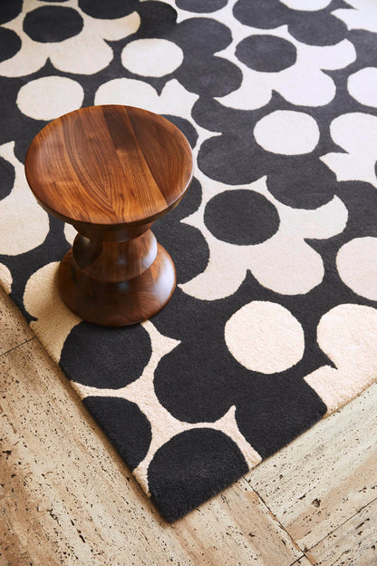 Orla Kiely Puzzle Flower Slate Rug