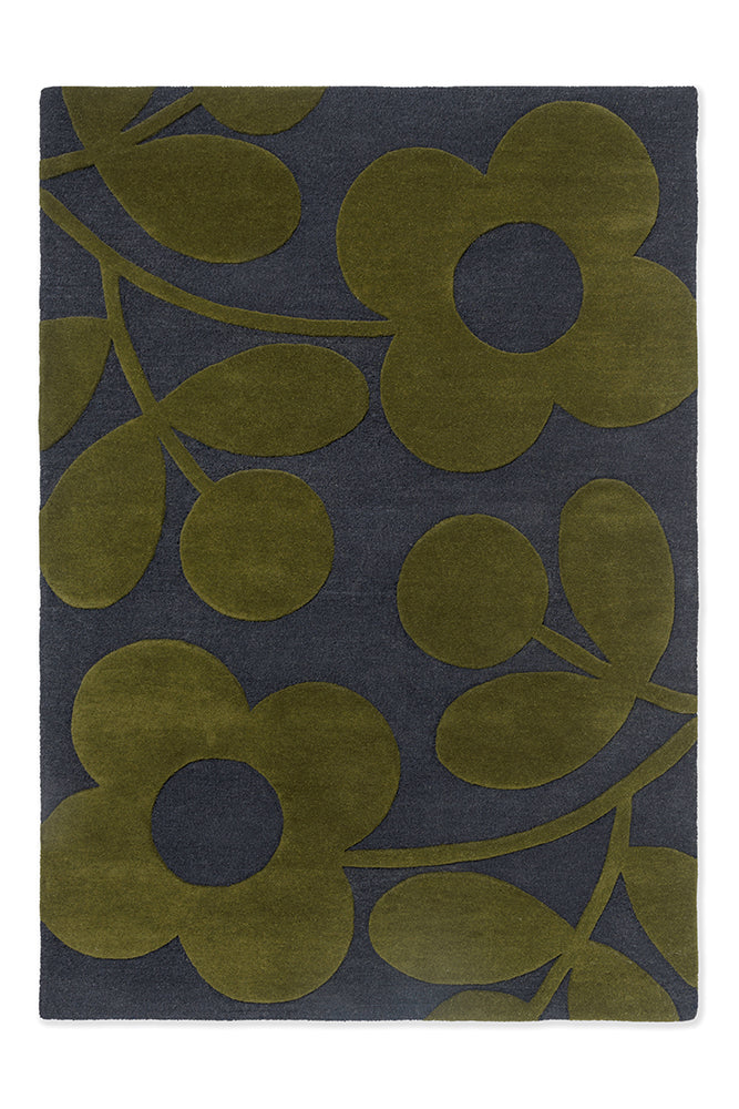 Orla Kiely Sprig Stem Marine 063908 Rug