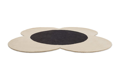 Orla Kiely Flower Spot Ecru/Black 158409 Rug