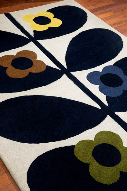 Orla Kiely Wild Rose Fawn 159605 Rug